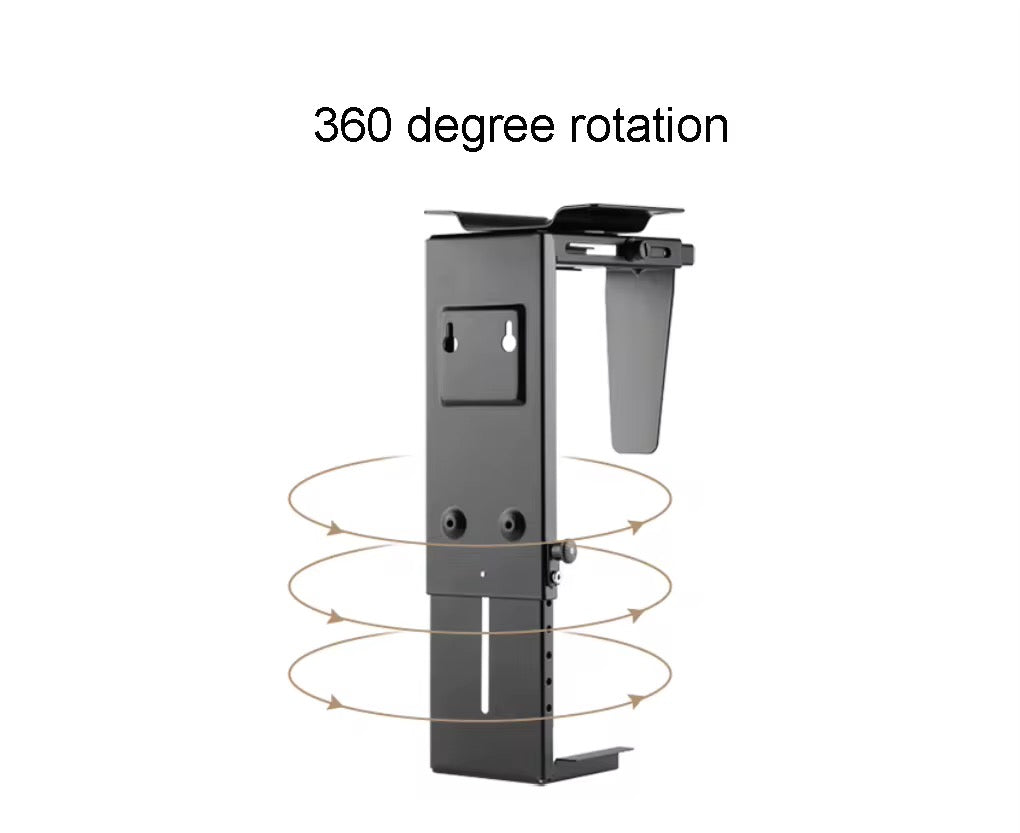 CPU Mount - Adjustable Under Desk and Wall PC Mount