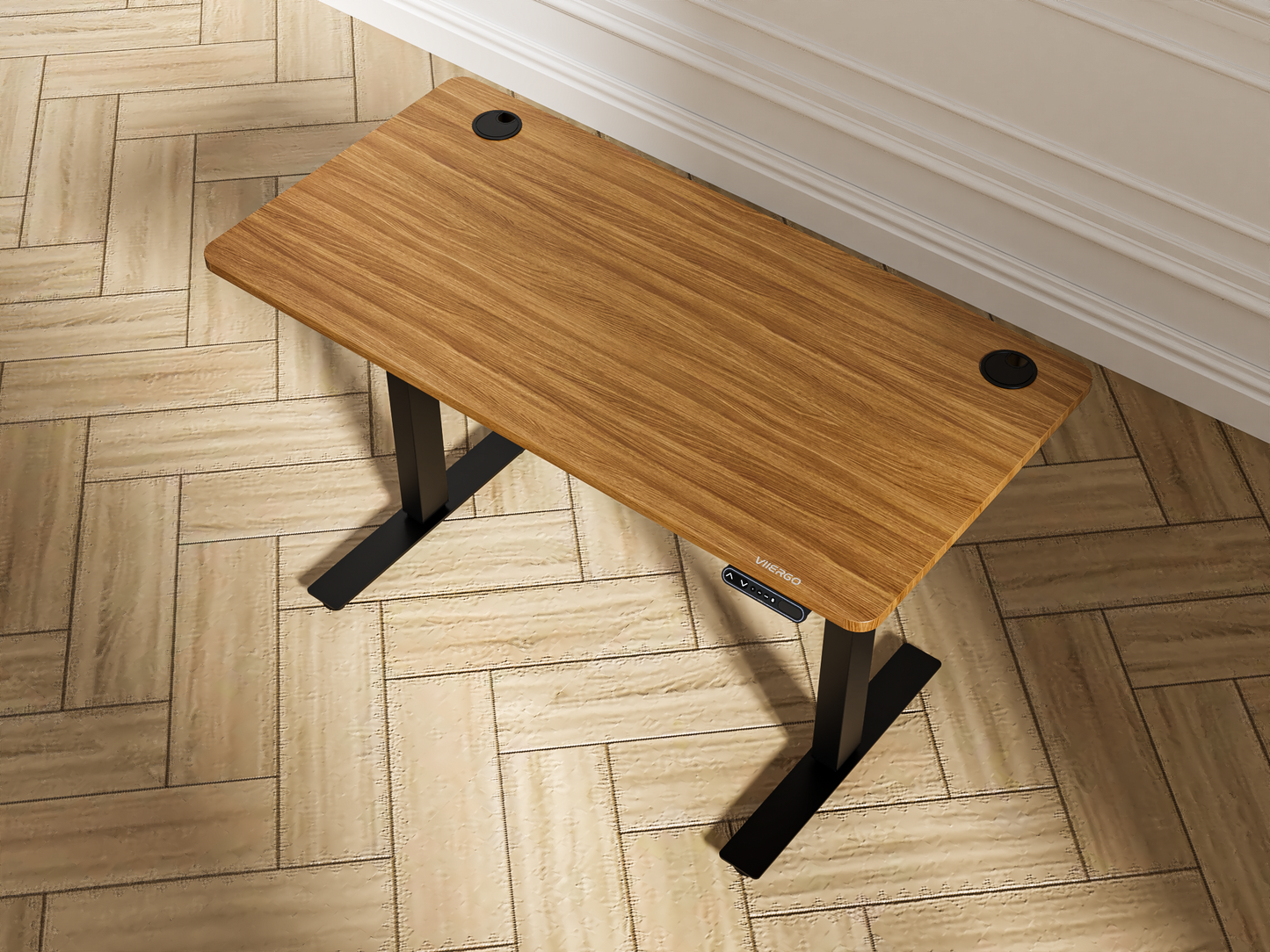 Viiergo SM1260 - Electric Adjustable Desk Walnut 