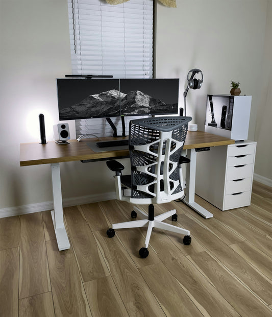 Viiergo Dual Motor Electric Adjustable Desk
